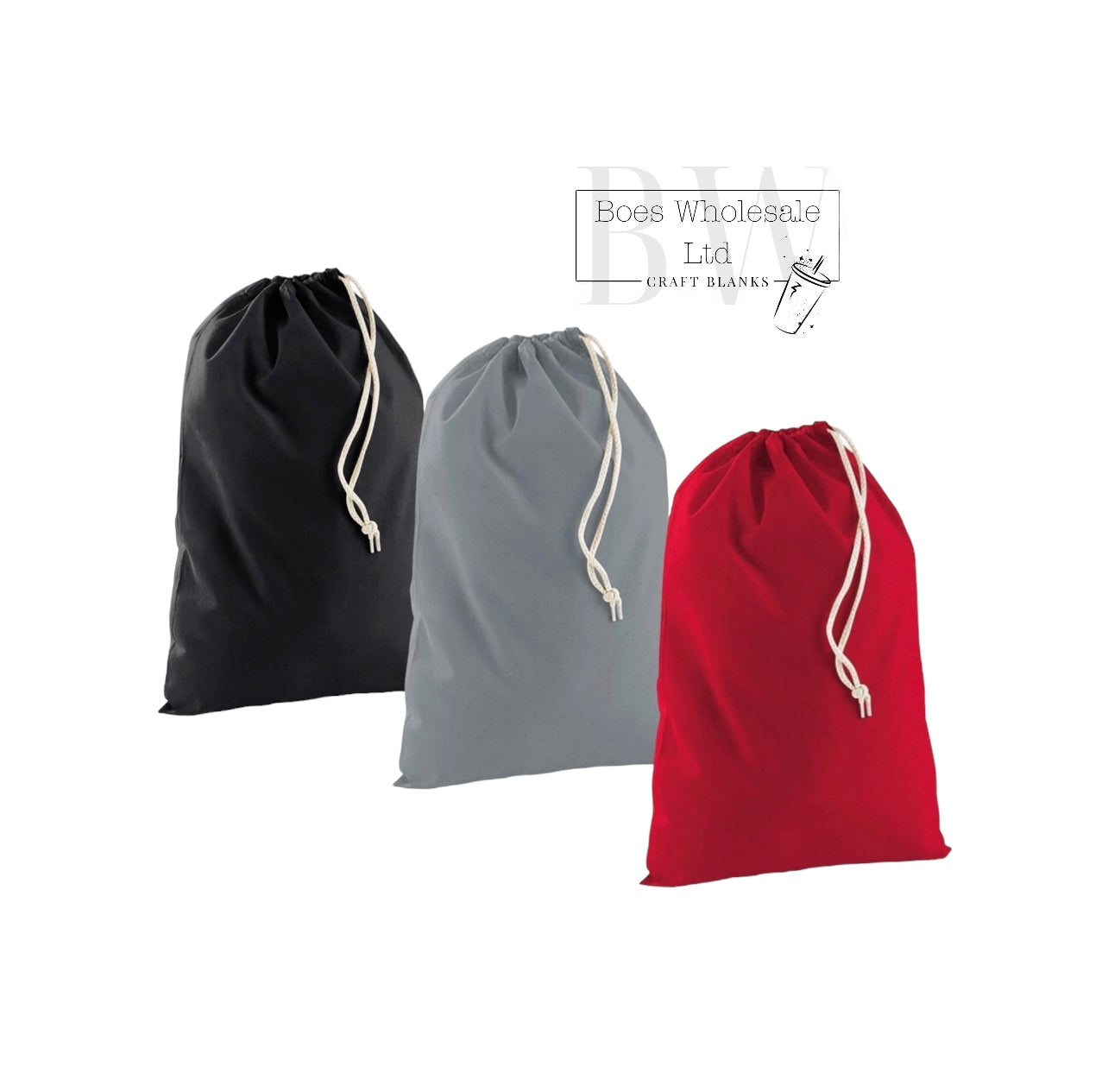 Red/Grey/Black Christmas Present Sacks XL