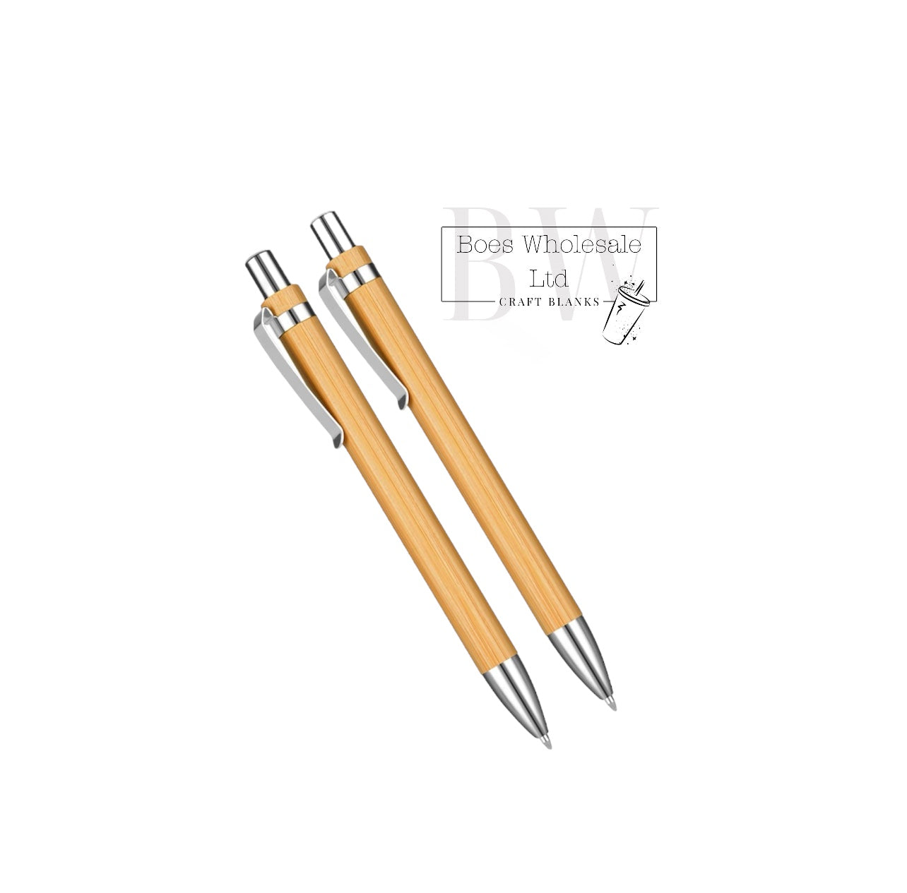 10 Pack Bamboo Pens
