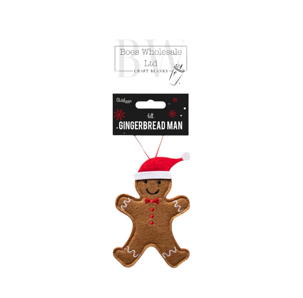 Hanging Felt Gingerbread Men