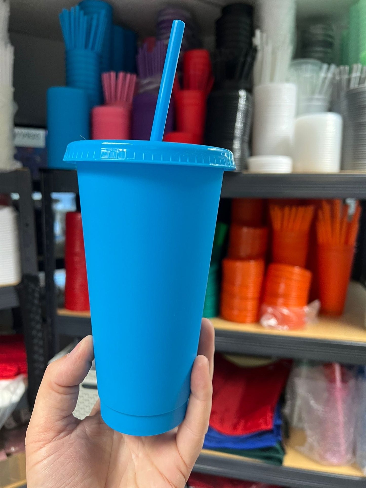 Solid Colour 24oz Cold Cups
