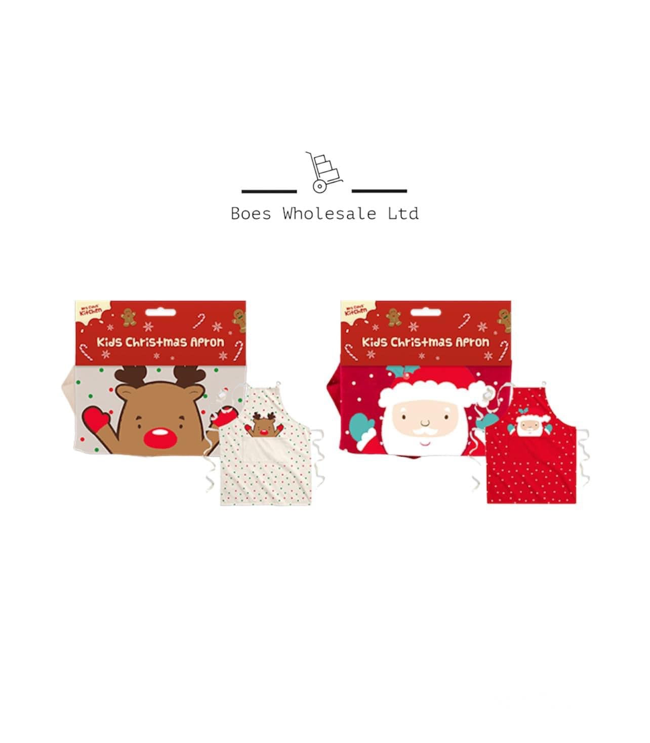 Christmas Santa/Reindeer Kids Apron