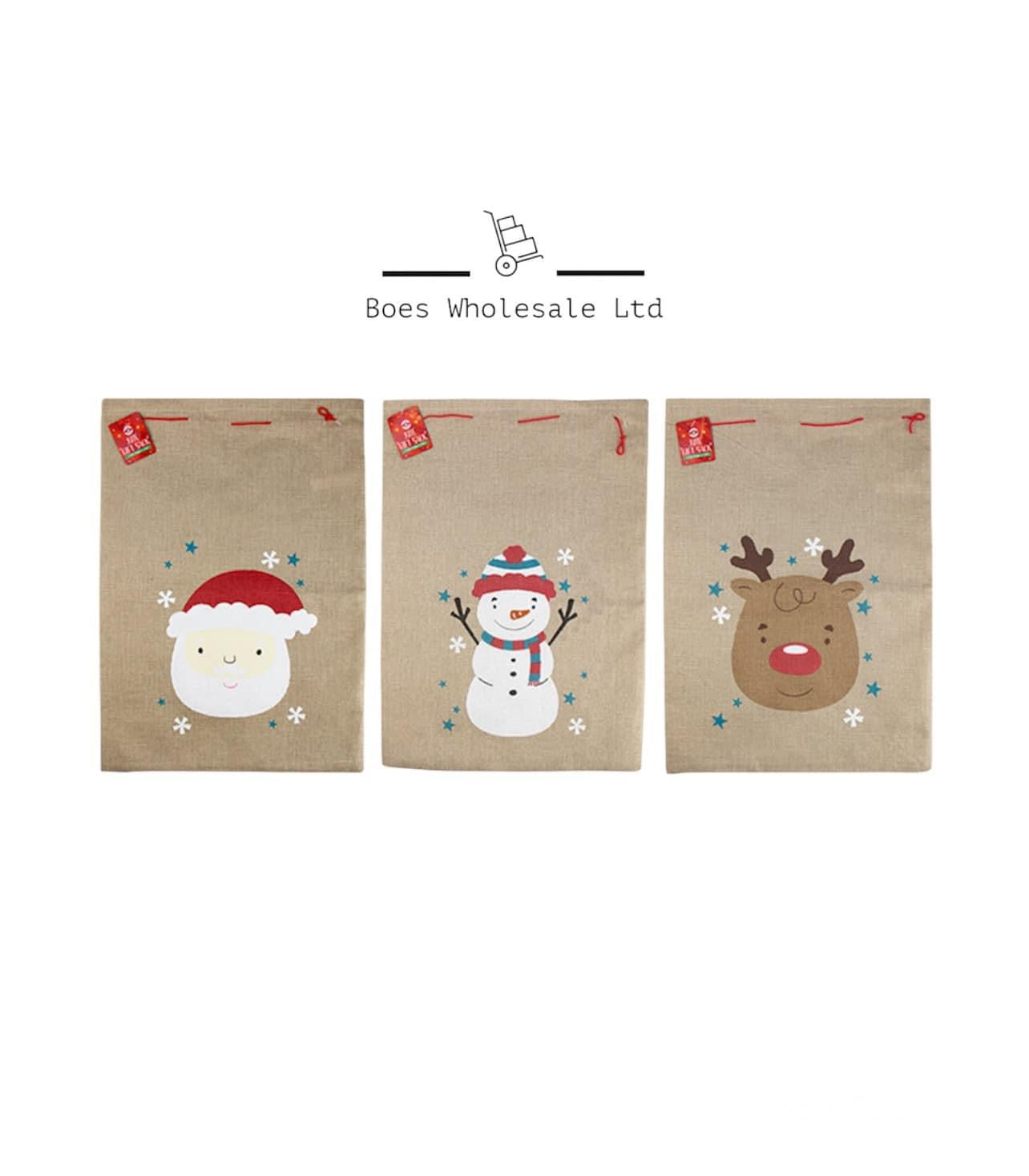 Christmas Jute Present Sacks