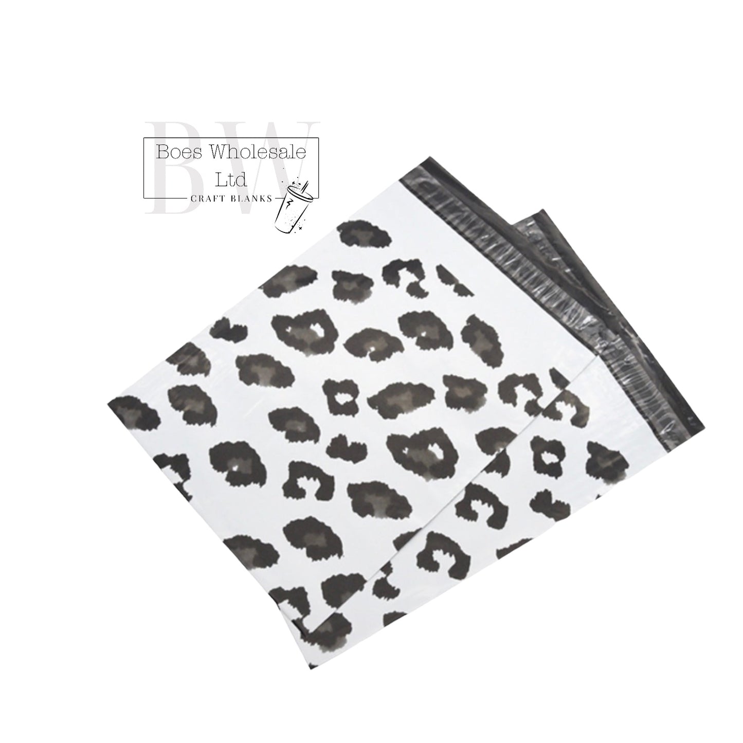 Leopard Postal Bags 10 Pack