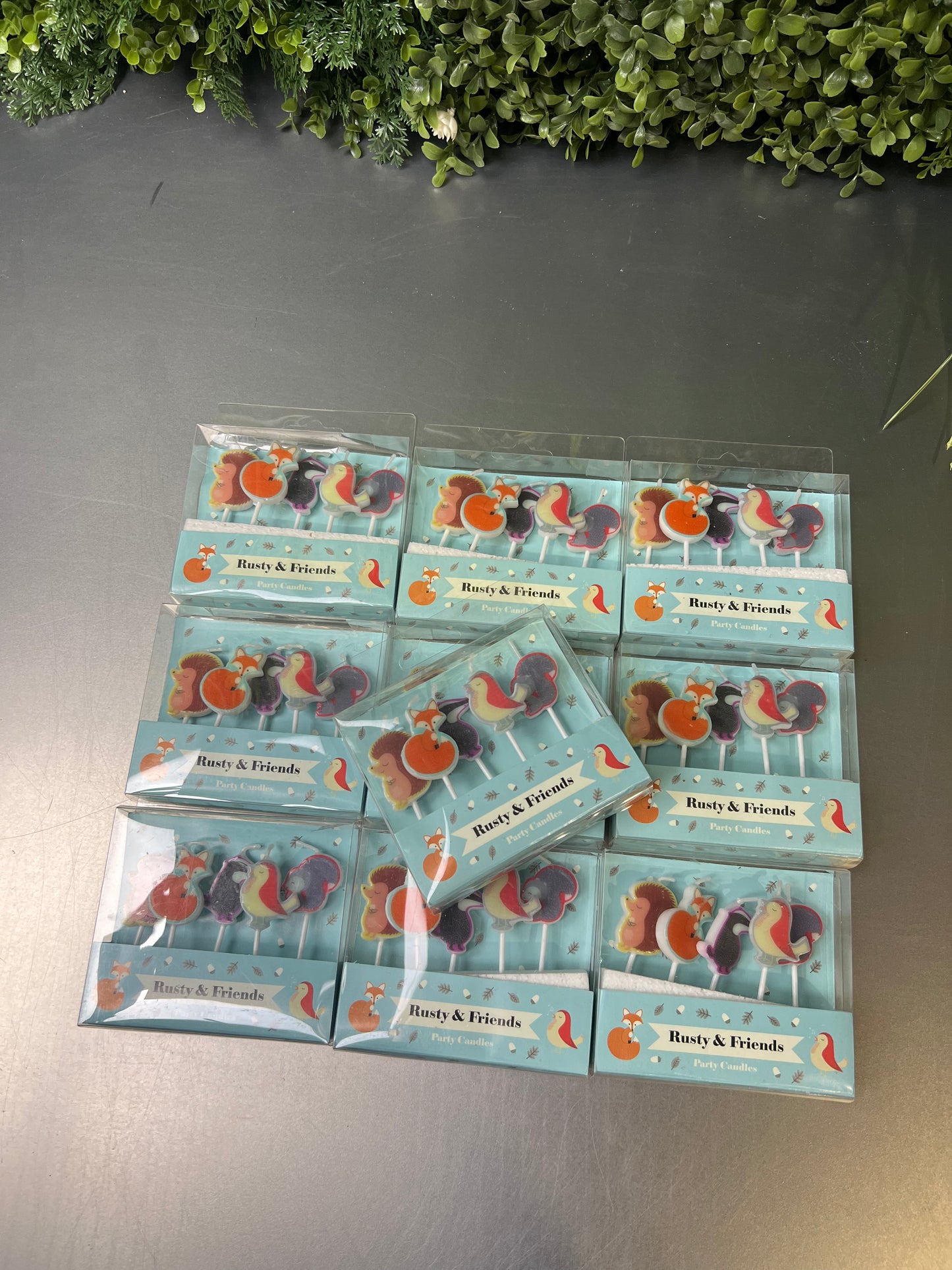 10 x Packs of Woodland Animal Candles