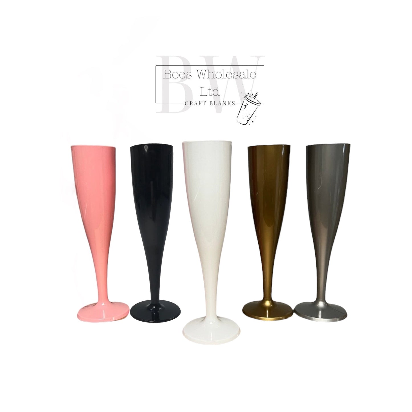 Plastic Champagne Flutes