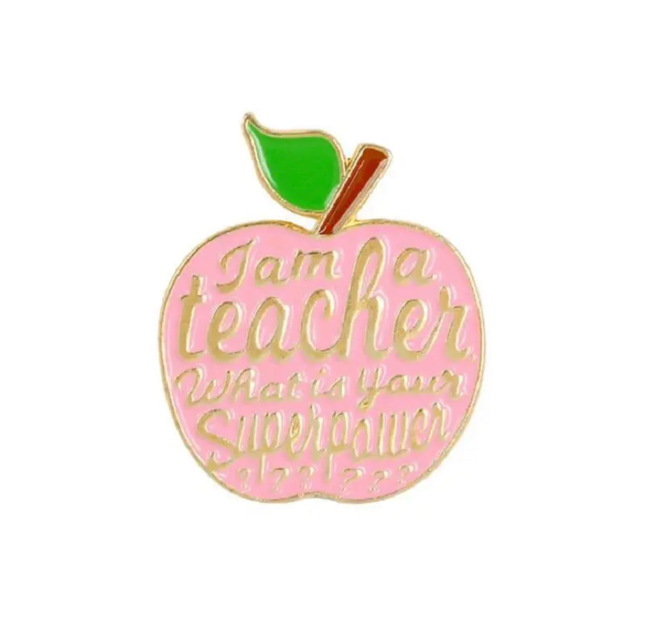 Teacher Pin Badges