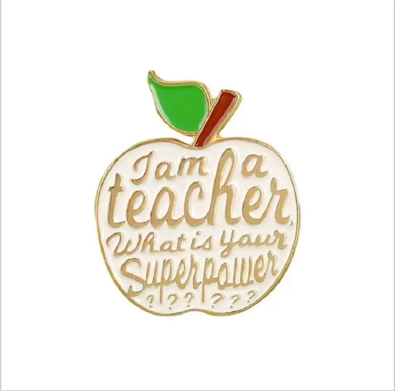 Teacher Pin Badges