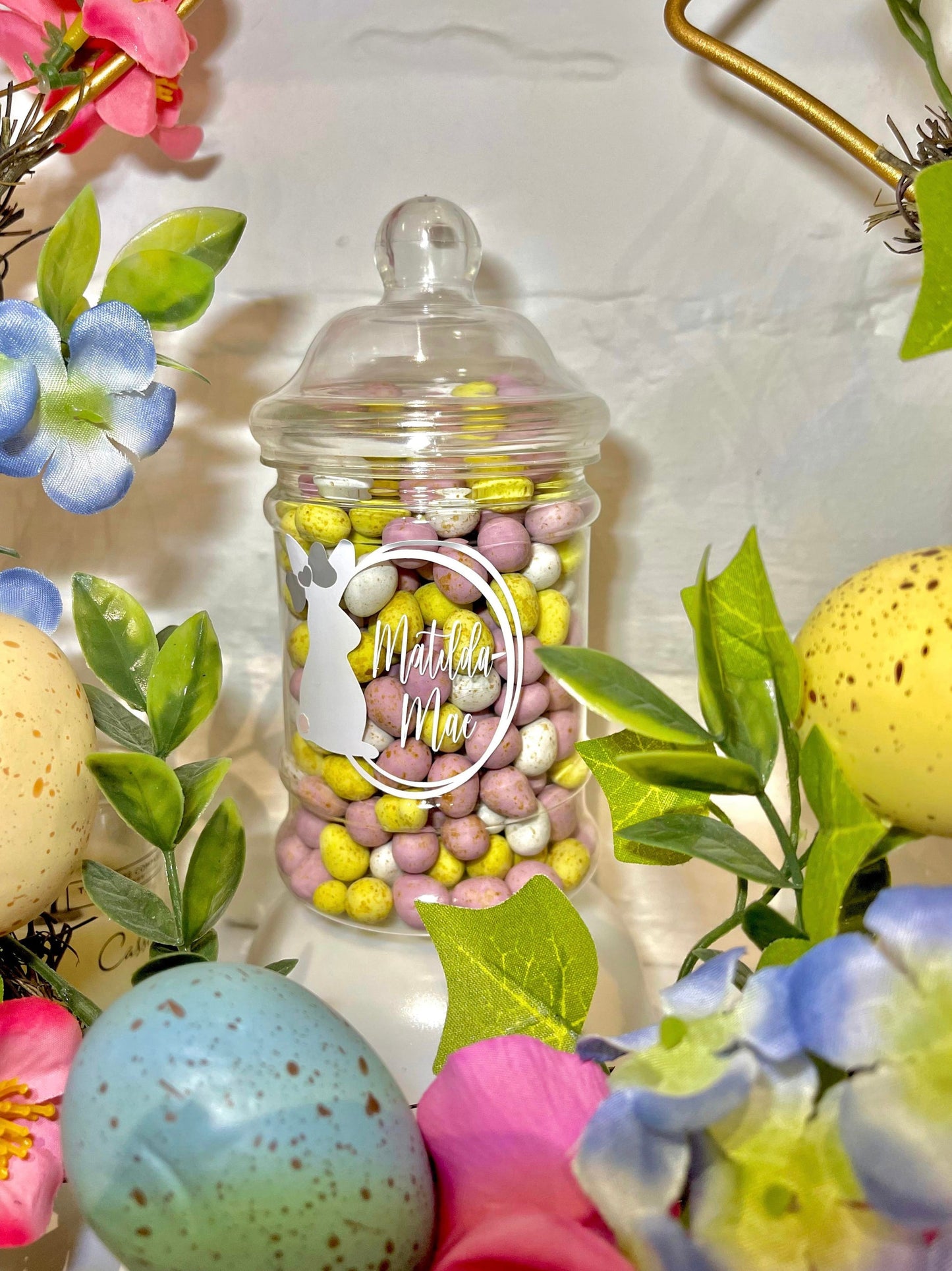 Plastic Victorian Lid Sweet Jars