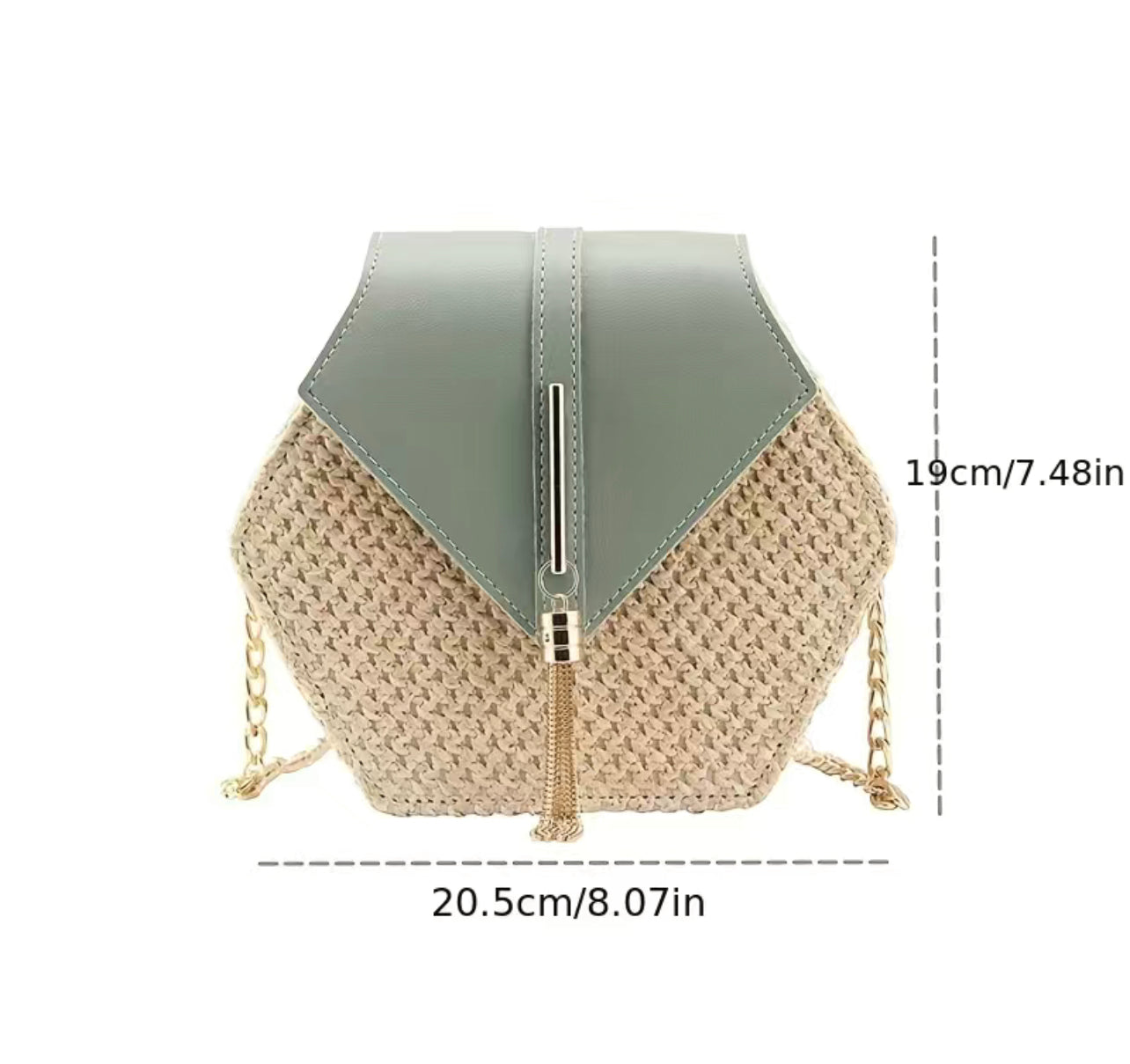 Straw Summer Cross Body Bags