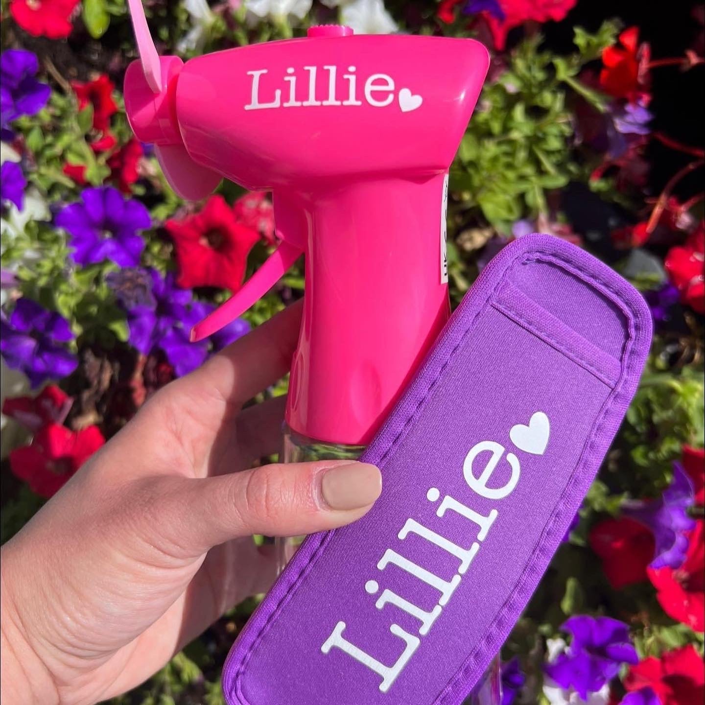 Hand Held Water Mist Spray Fan