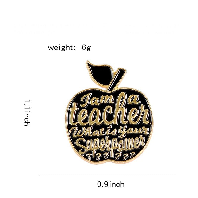 Teacher Pin Badges