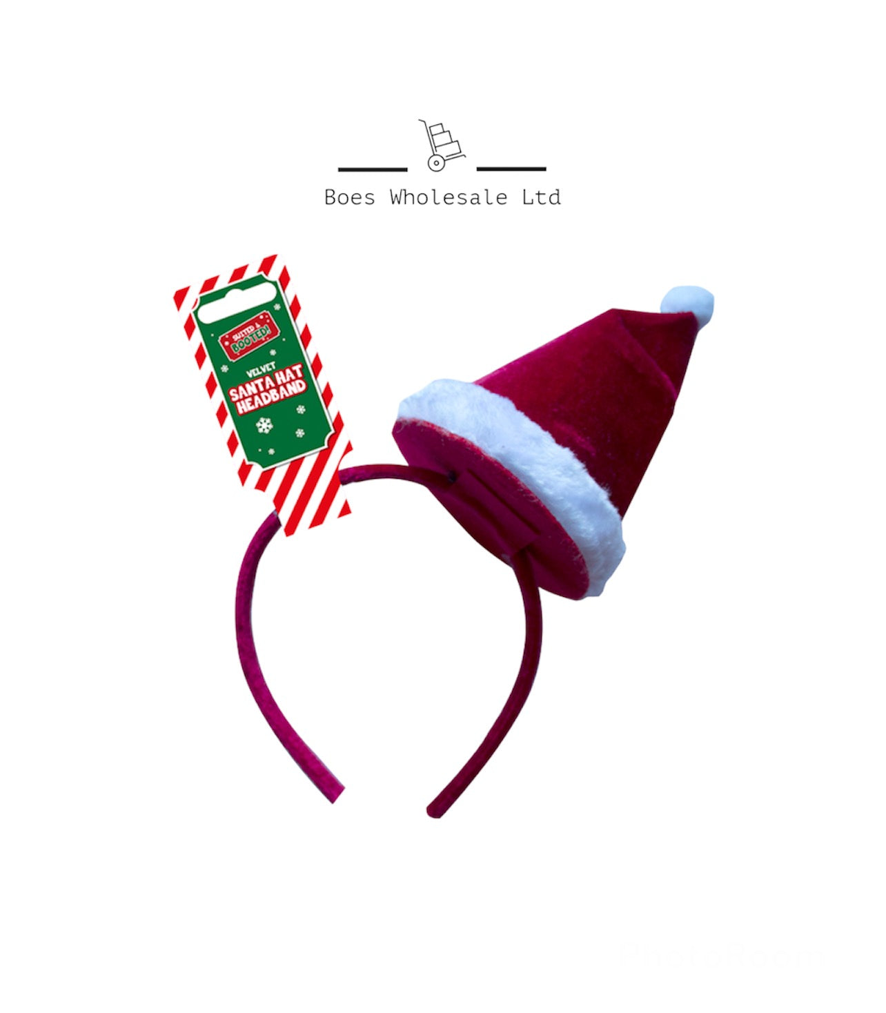 Velvet Santa Hat Headband