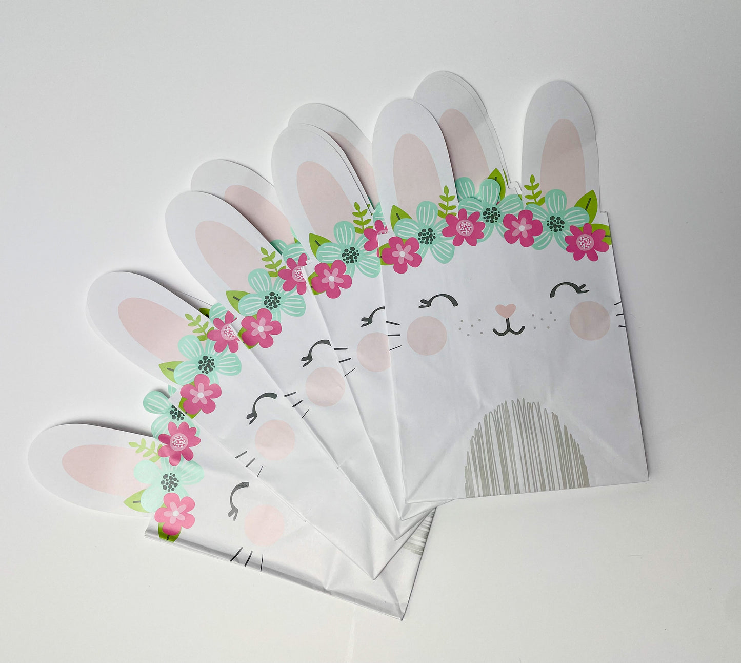 Treat Bags - Floral Bunny Rabbit/Bear