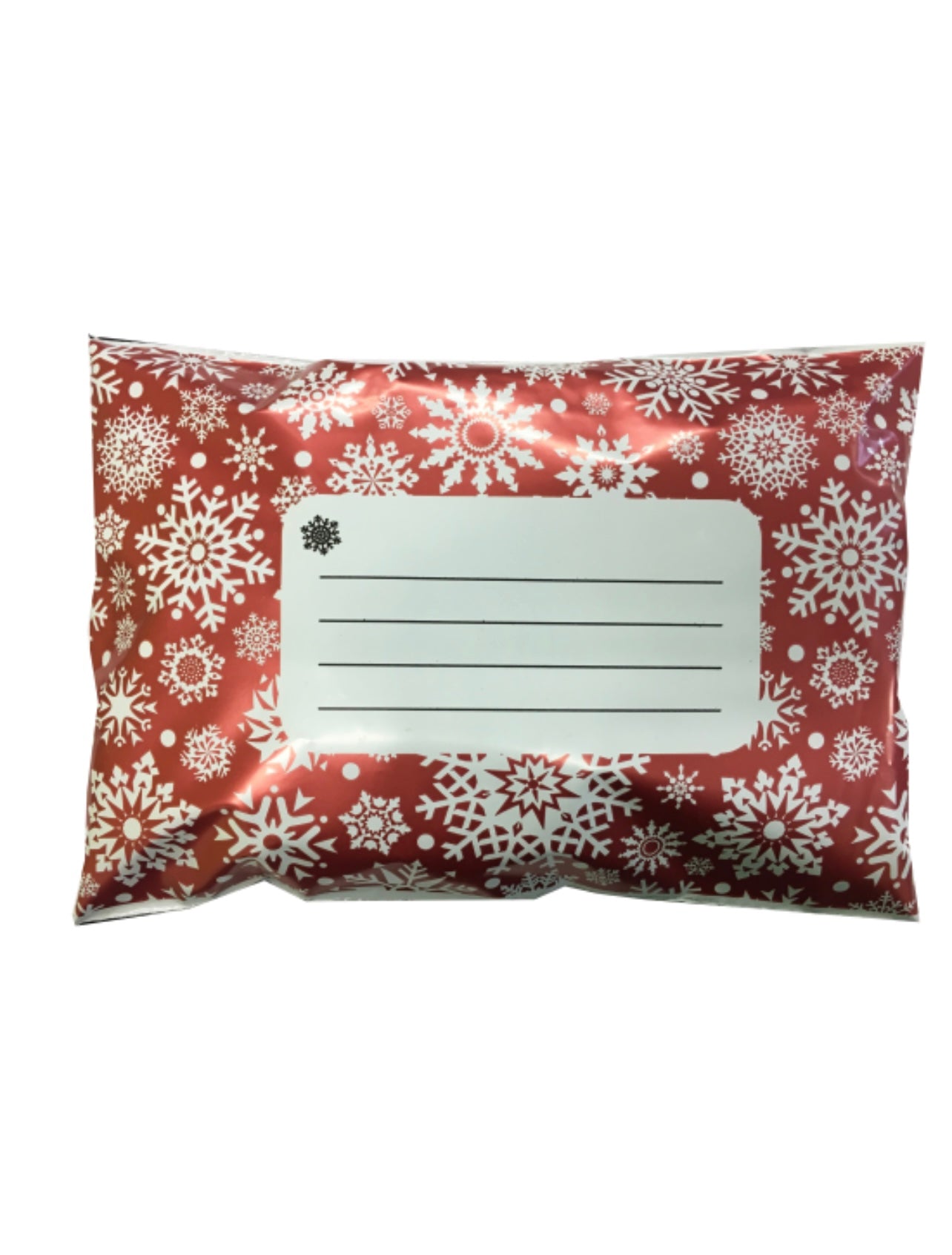 Large Snowflake Postal Bags