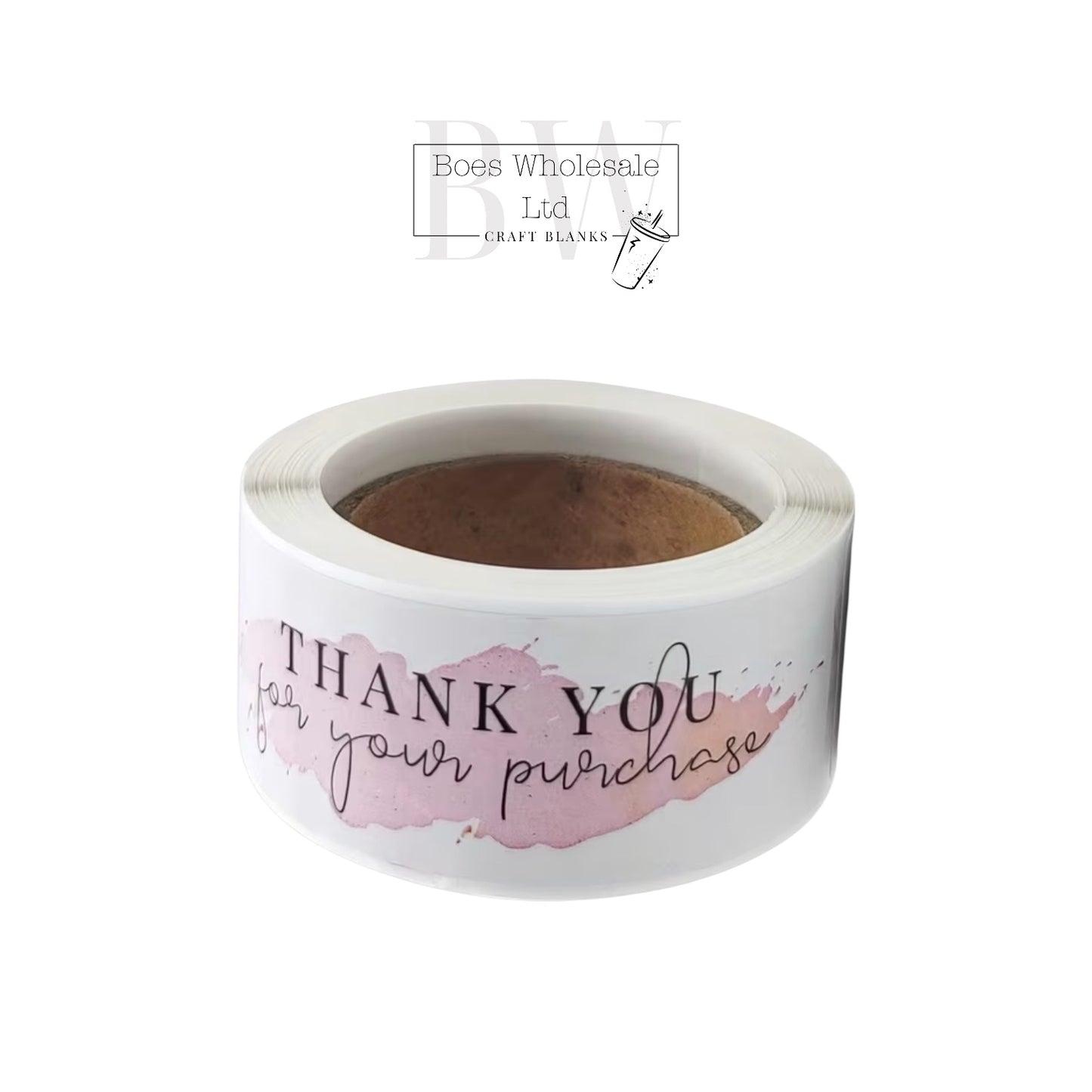 5 Rolls of Thank You Stickers