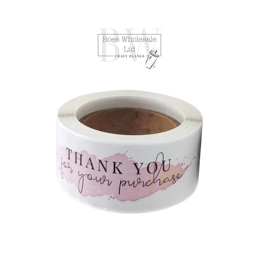 5 Rolls of Thank You Stickers