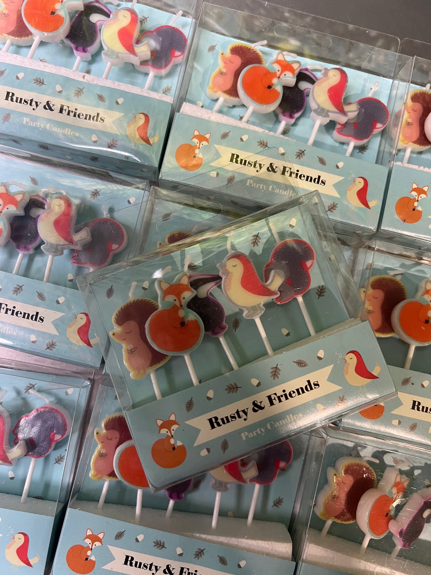 10 x Packs of Woodland Animal Candles