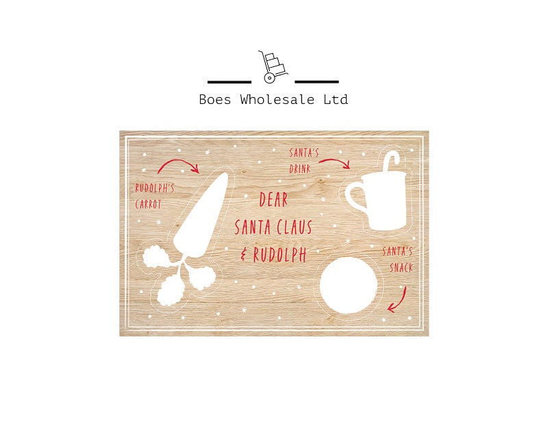 Wooden Christmas Snack Boards