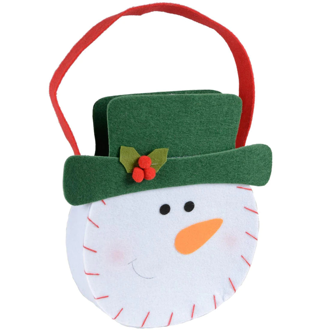 Santa/Snowman Christmas Felt Bags
